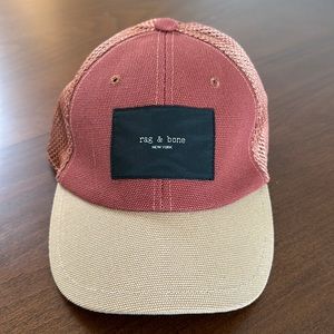 Rag & bone brown Addison baseball cap